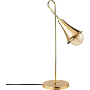 Kovová stolní lampa ve zlaté barvě Opviq lights Elisa