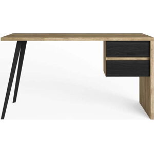 Pracovní stůl s deskou v dubovém dekoru 69x136 cm Eliot – Marckeric