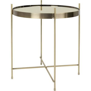 Příruční stolek ve zlaté barvě Zuiver Cupid, ø 43 cm