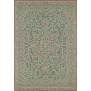 Zeleno-béžový venkovní koberec Bougari Anjara, 140 x 200 cm