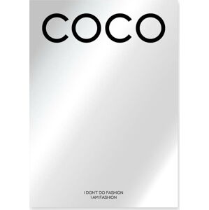 Nastěnné zrcadlo 50x70 cm Coco Chanel - Little Nice Things