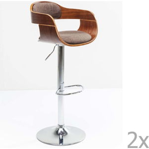 Hnědá barová židle Kare Design Monaco Schoko