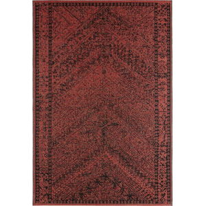 Tmavě červený venkovní koberec Bougari Mardin, 70 x 140 cm