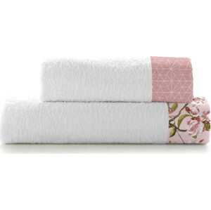 Sada 2 bavlněných ručníků Happy Friday Basic Chinoiserie Rose