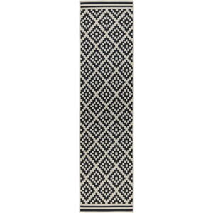Černo-béžový venkovní koberec běhoun 230x66 cm Moretti - Flair Rugs