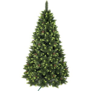 Umělý vánoční stromeček zdobená borovice Vánoční stromeček, výška 220 cm