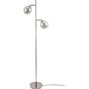Stojací lampa ve stříbrné barvě Leitmotiv Shimmer, výška 152 cm