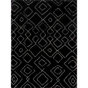 Černý pratelný koberec 120x170 cm Imran – Flair Rugs