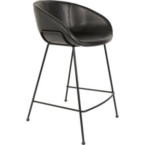 Sada 2 černých barových židlí Zuiver Feston, výška sedu 65 cm