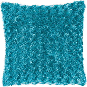 Tyrkysově modrý povlak na polštář Tiseco Home Studio Curl, 45 x 45 cm