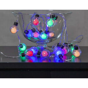 Barevný světelný LED řetěz Star Trading Dew Drops, délka 2,85 m