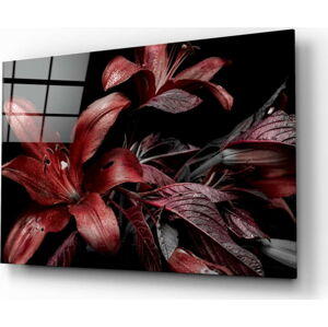 Skleněný obraz Insigne Red Lillies