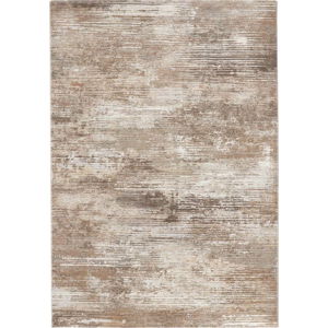 Hnědo-krémový koberec Elle Decor Arty Trappes, 80 x 150 cm