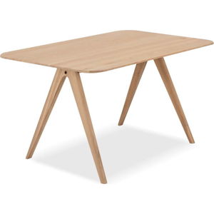 Jídelní stůl z dubového dřeva Gazzda Ava, 90 x 140 cm