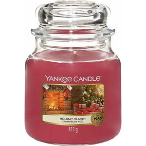 Vonná svíčka Yankee Candle Holiday Hearth, doba hoření 65 h