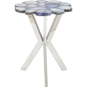 Modrý odkládací stolek Kare Design Trasury, ⌀ 40 cm