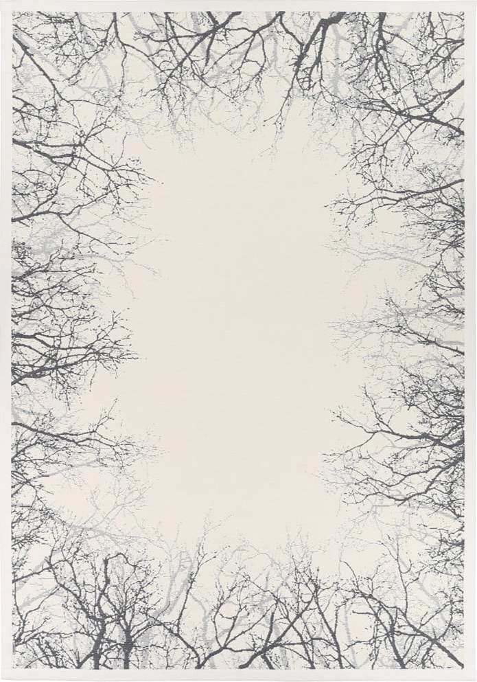 Bílý oboustranný koberec Narma Pulse White, 100 x 160 cm