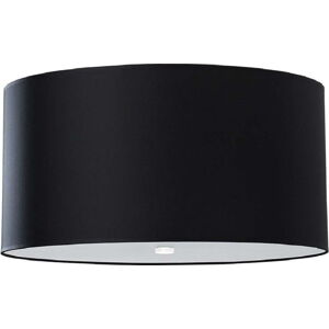 Černé stropní svítidlo se skleněným stínidlem ø 50 cm Volta - Nice Lamps