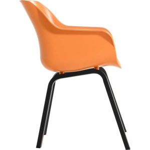 Sada 2 světle oranžových zahradních židlí Hartman Sophie