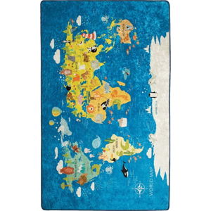 Dětský koberec World Map, 200 x 290 cm
