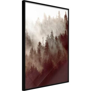 Plakát v rámu Artgeist Forest Fog, 40 x 60 cm