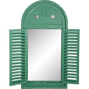 Zelené francouzské zrcadlo Esschert Design Hullo