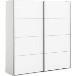 Bílá šatní skříň s posuvnými dveřmi 182x202 cm Verona - Tvilum