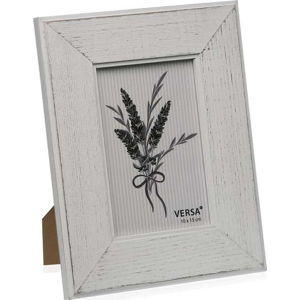 Dřevěný rámeček na fotografii Versa Madera Blanco, 10 x 15 cm