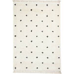 Bílo-černý koberec Think Rugs Boho Dots, 160 x 220 cm
