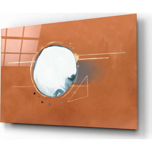 Skleněný obraz Insigne Abstract Cinnamon, 72 x 46 cm