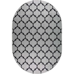 Tmavě šedý pratelný koberec 60x100 cm – Vitaus