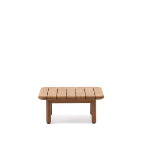 Zahradní odkládací stolek z teakového dřeva 70x70 cm Turqueta – Kave Home