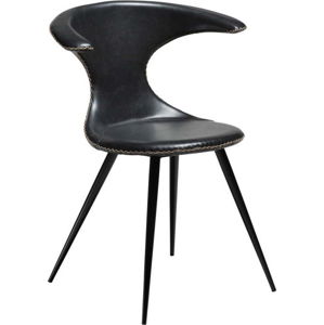 Černá koženková židle DAN-FORM Denmark Flair