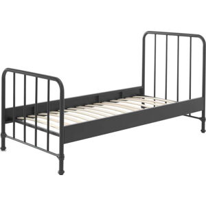 Šedá kovová dětská postel 90x200 cm BRONXX – Vipack