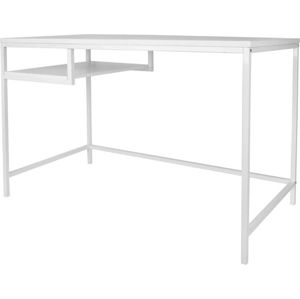 Bílý pracovní stůl Leitmotiv Fushion