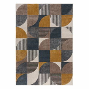 Žluto-modrý koberec Flair Rugs Retro, 120 x 170 cm