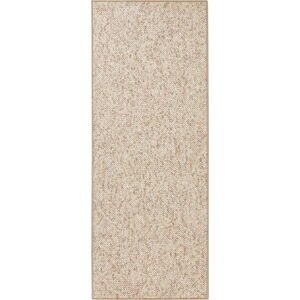 Béžovohnědý běhoun BT Carpet Wolly, 80 x 300 cm