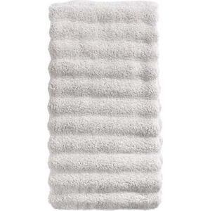 Světle šedý bavlněný ručník Zone Prime, 50 x 100 cm