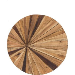 Dřevěná nástěnná dekorace WOOX LIVING Sun, ⌀ 70 cm