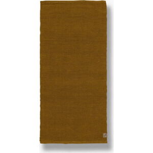 Jutový koberec běhoun v cihlové barvě 75x245 cm Ribbon – Mette Ditmer Denmark