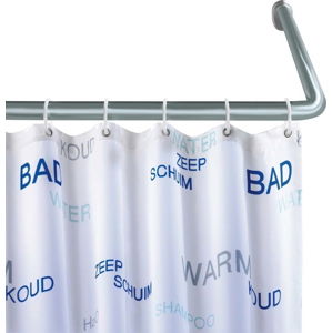 Univerzální rohová tyč na sprchový závěs Wenko Shower Curtain Rod