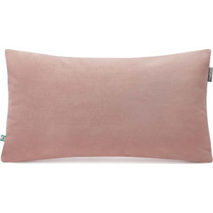 Světle růžový povlak na polštář se sametovým povrchem Mumla Velvet, 30 x 50 cm