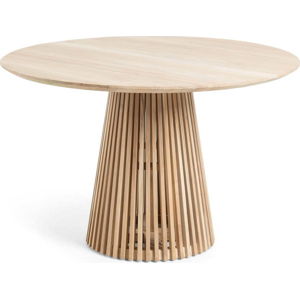 Jídelní stůl z týkového dřeva La Forma Irune, ø 120 cm