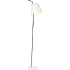 Bílá volně stojící lampa Markslöjd Spin Floor White