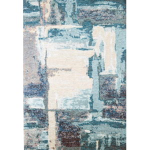 Modrý koberec Eco Rugs Xavy, 80 x 150 cm