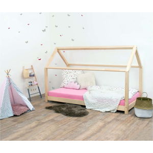 Přírodní dětská postel bez bočnic ze smrkového dřeva Benlemi Tery, 120 x 80 cm