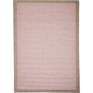 Růžový venkovní koberec Floorita Chrome, 135 x 190 cm