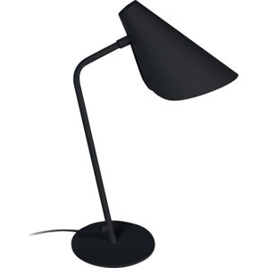 Černá stolní lampa SULION Lisboa, výška 45 cm