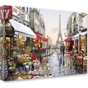 Obraz Styler Canvas Watercolor Paris I, 60 x 80 cm