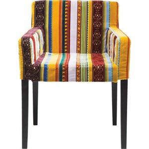Barevná židle s područkami Kare Design Very British